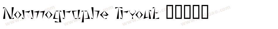 Normographe Tryout字体转换